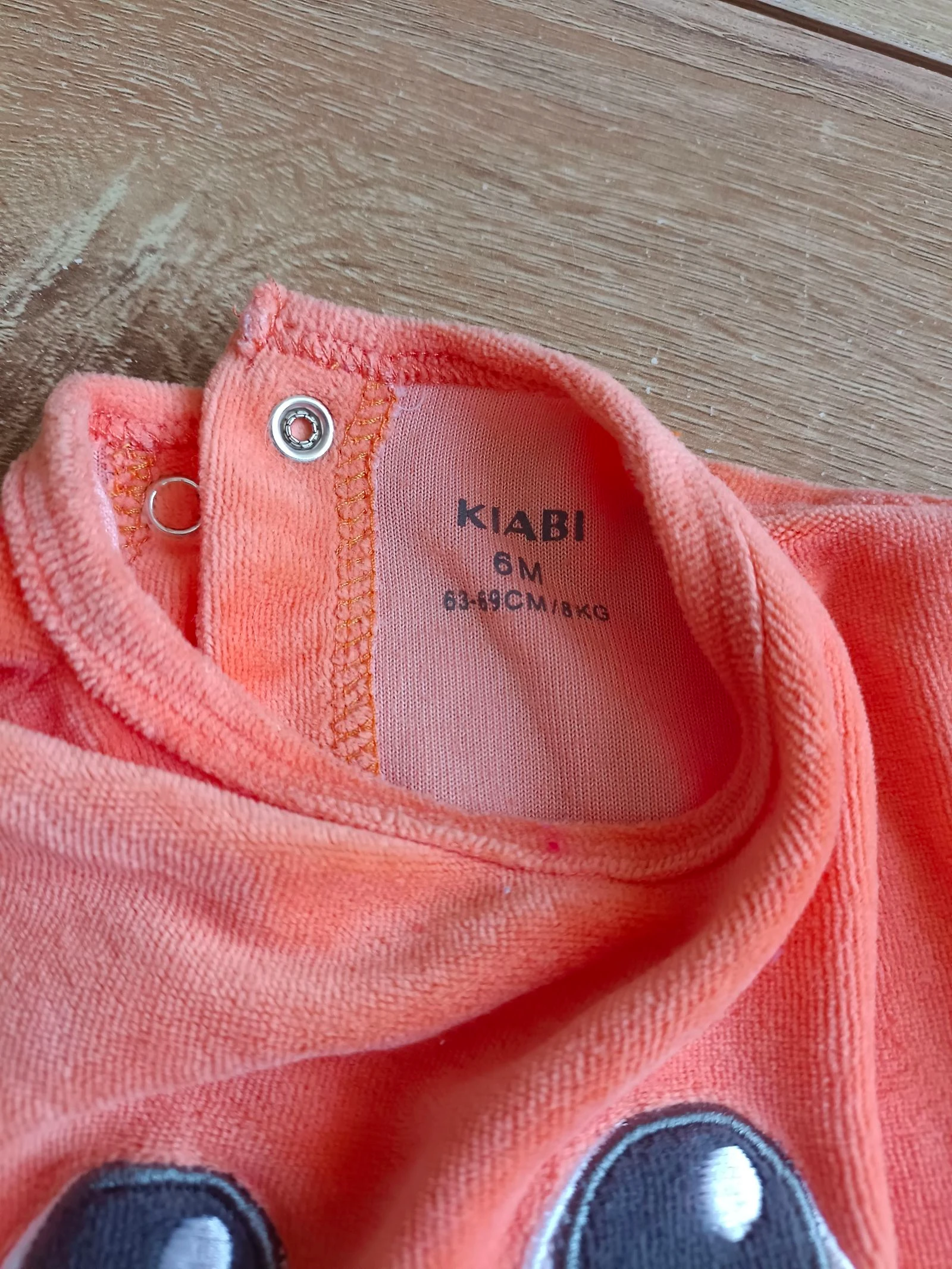 Pyjama citrouille 6 mois – photo 4